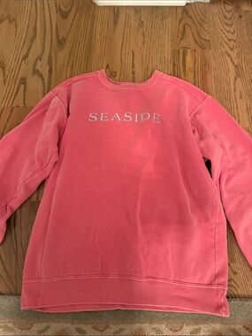 Seaside Coral Crewneck Sweatshirt - Women